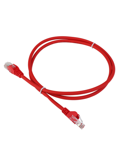 Патч-корд LANMASTER LSZH UTP кат.5e, 0.3 м, красный LANMASTER LAN-PC45/U5E-0.3-RD в Кисловодске Патчкорды (медные) Pintop.ru