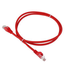 Патч-корд LANMASTER LSZH UTP кат.5e, 2.5 м, красный LANMASTER LAN-PC45/U5E-2.5-RD