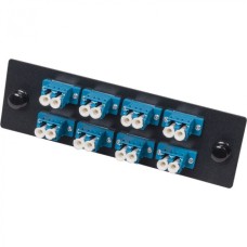 Адаптерная панель для кроссов LAN-FOBM с 8 дуплексными адаптерами LC/OM2 LANMASTER (LAN-APM-8x2LC/OM2)