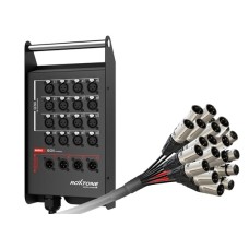 Кабель многожильный со сценической коробкой, с разъемами Roxtone+Neutrik ROXTONE STBN1204L25